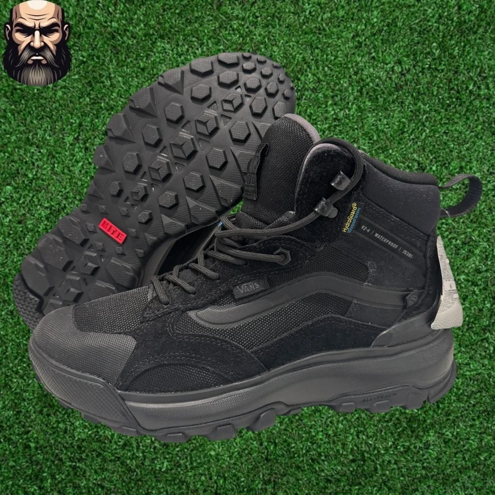 Vans MTE Crestline Waterproof Hiking Boots Black HydroGuard 500264 Men's Size 7